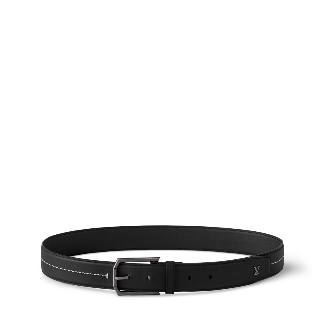 Pin Heritage Stitch 35mm Belt - Men - Accessories | LOUIS VUITTON ®